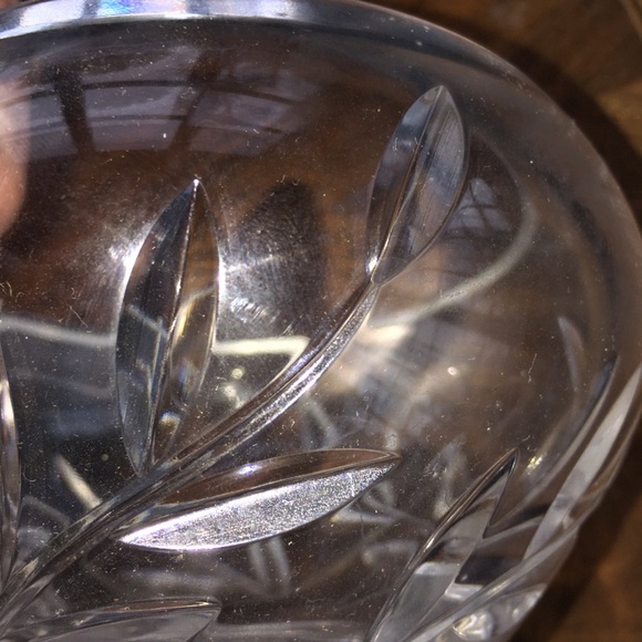 Cut crystal bowl